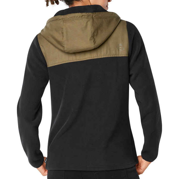 Dakine Parker Fleece Hoodie - Women's Black/Dark Olive