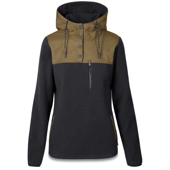 Dakine Parker Fleece Hoodie - Women's Black/Dark Olive