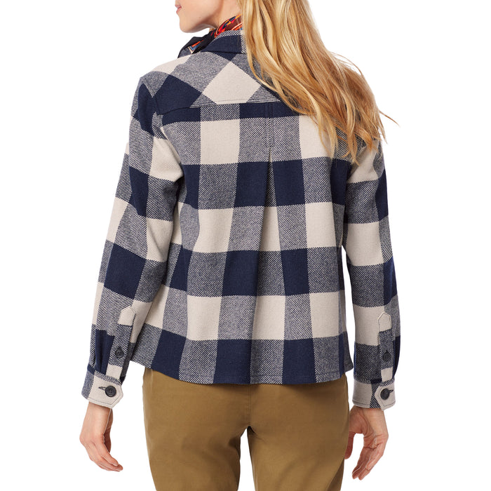 Pendleton Roslyn Wool Jacket - Women's Navy Buffalo Check