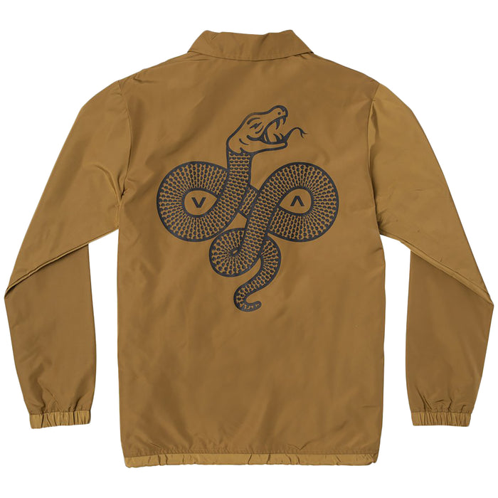 RVCA Berni Coaches Jacket Brass