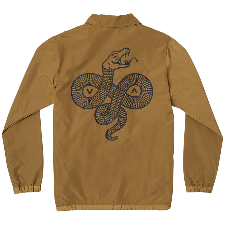 RVCA Berni Coaches Jacket Brass
