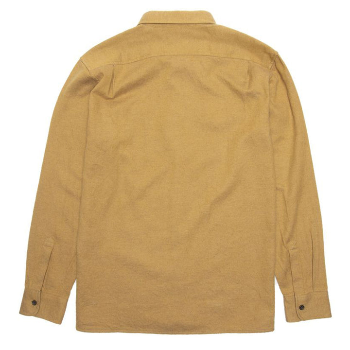 Vissla Woodshop Long-Sleeve Flannel Shirt Gold Coral
