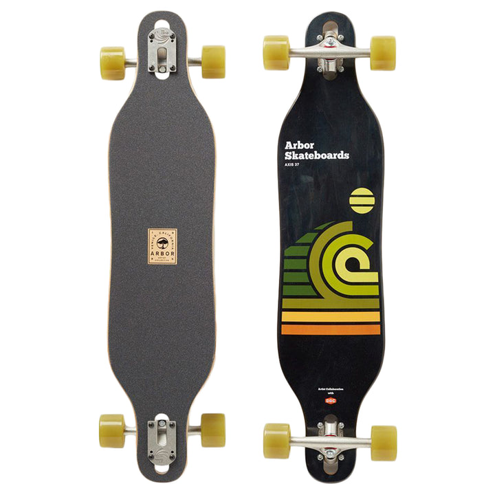 Arbor Axis 37" Artist Draplin Longboard Complete
