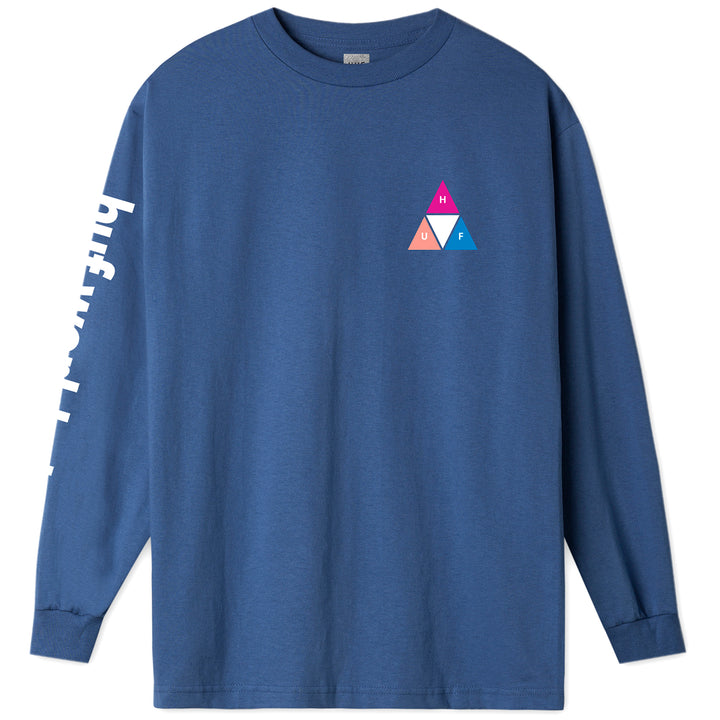 HUF Prisim TT Long-Sleeve T-Shirt Insignia Blue