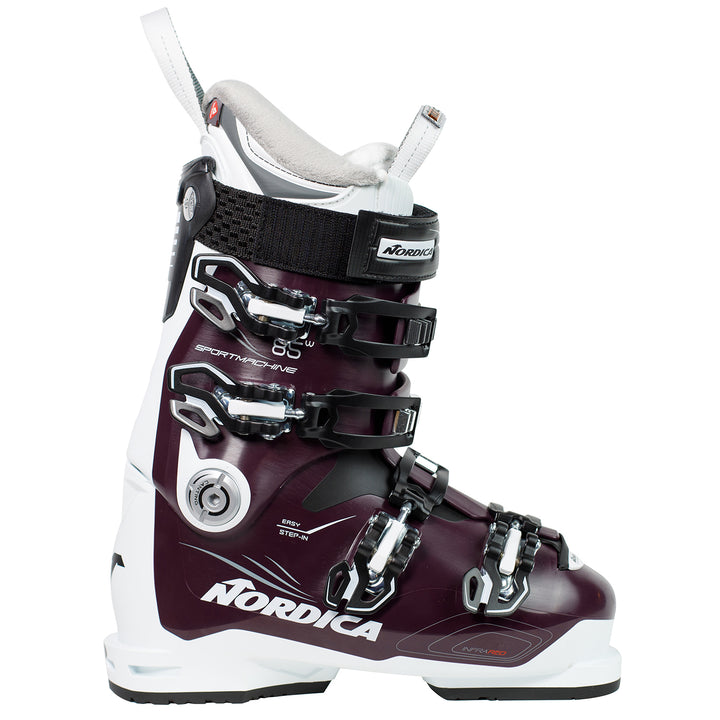 Nordica Sportmachine 85 W Ski Boots - Women's 2019 Maroon/White/Black