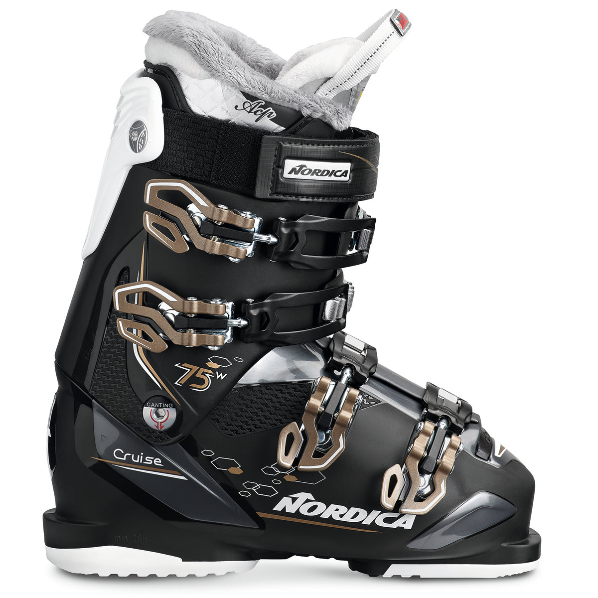 Nordica Cruise 75 W Ski Boots - Women's 2019 Black/Anthracite/Bronze