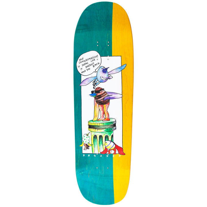 Krooked Drehobl Pedistol 9.25 Skateboard Deck