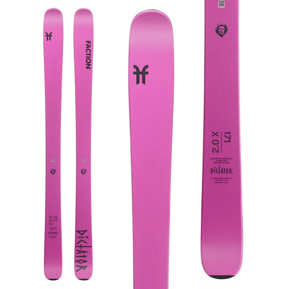Faction Dictator 2.0X Skis - Women's 2020