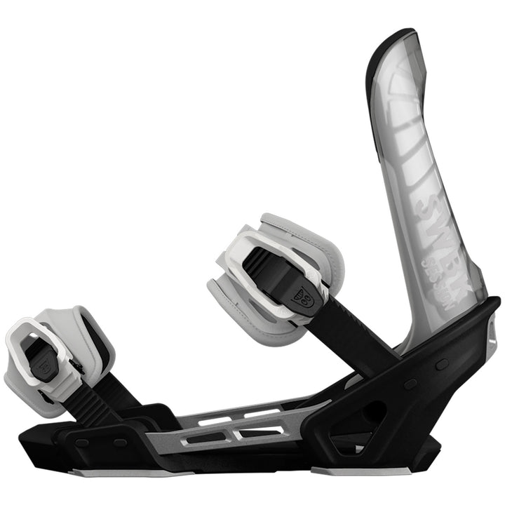 Switchback Session Snowboard Bindings 2020 Black/White