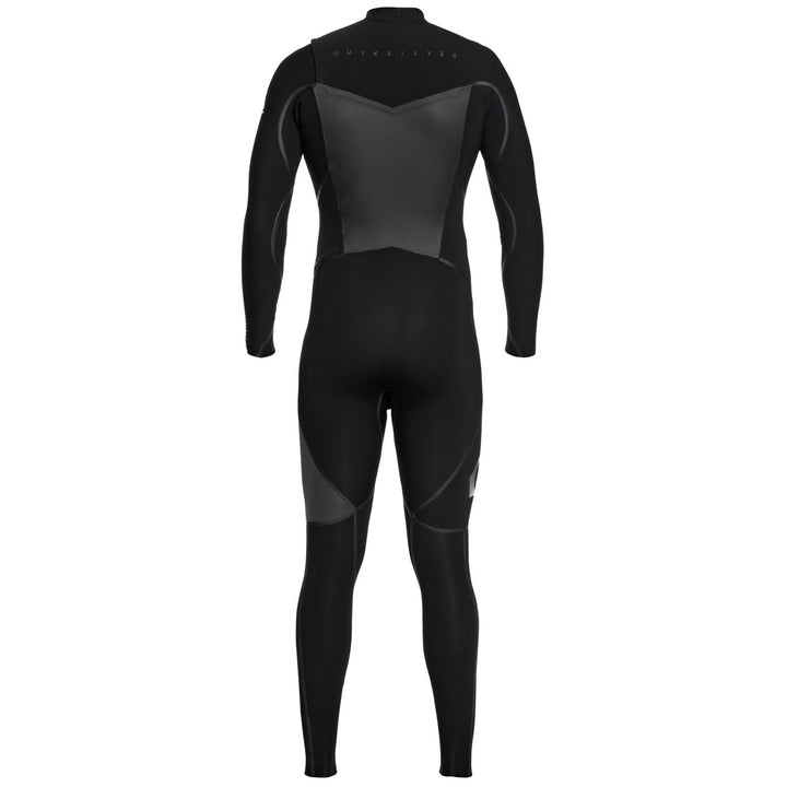Quiksilver 4/3 Syncro+ Chest Zip Wetsuit Black/ Black/ Jet Black
