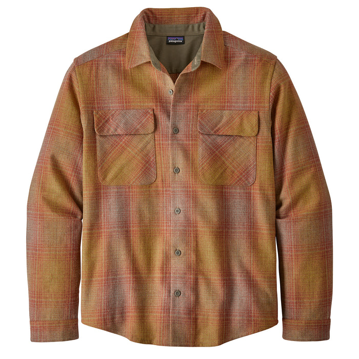 Patagonia Long-Sleeved Recyled Wool Shirt Naturalist: Wren Gold