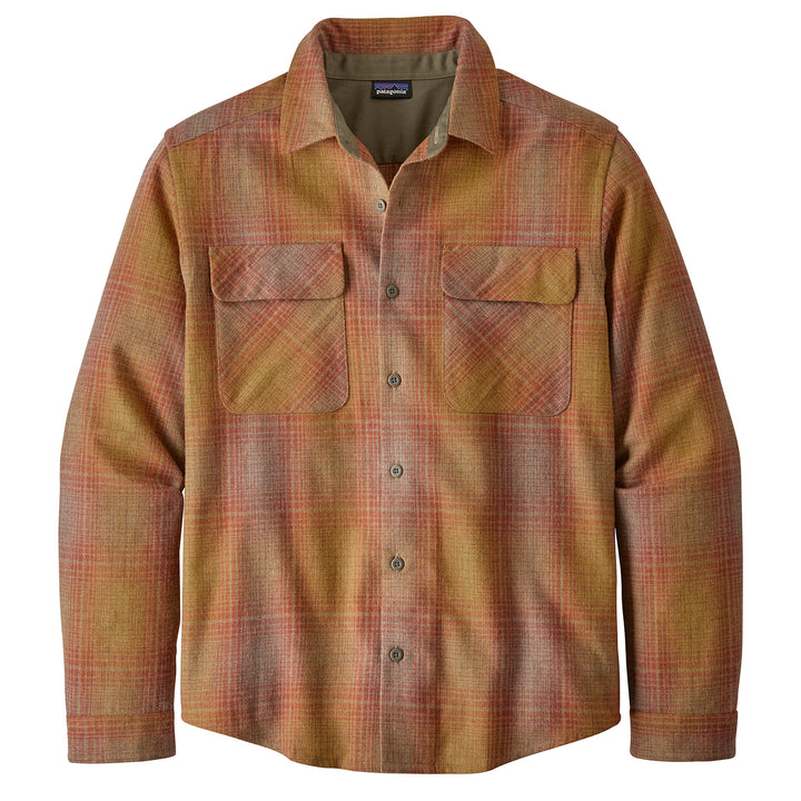 Patagonia Long-Sleeved Recyled Wool Shirt Naturalist: Wren Gold