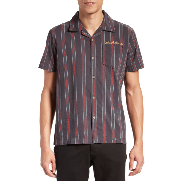 Dark Seas Striker Short-Sleeve Shirt Navy