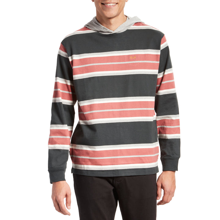 Dark Seas McKinley Hooded Long-Sleeve T-Shirt Black