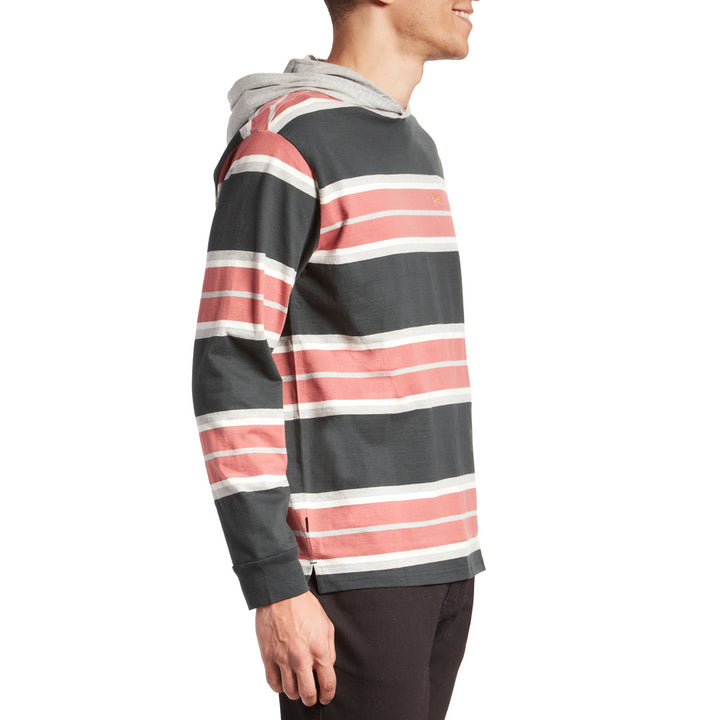 Dark Seas McKinley Hooded Long-Sleeve T-Shirt Black