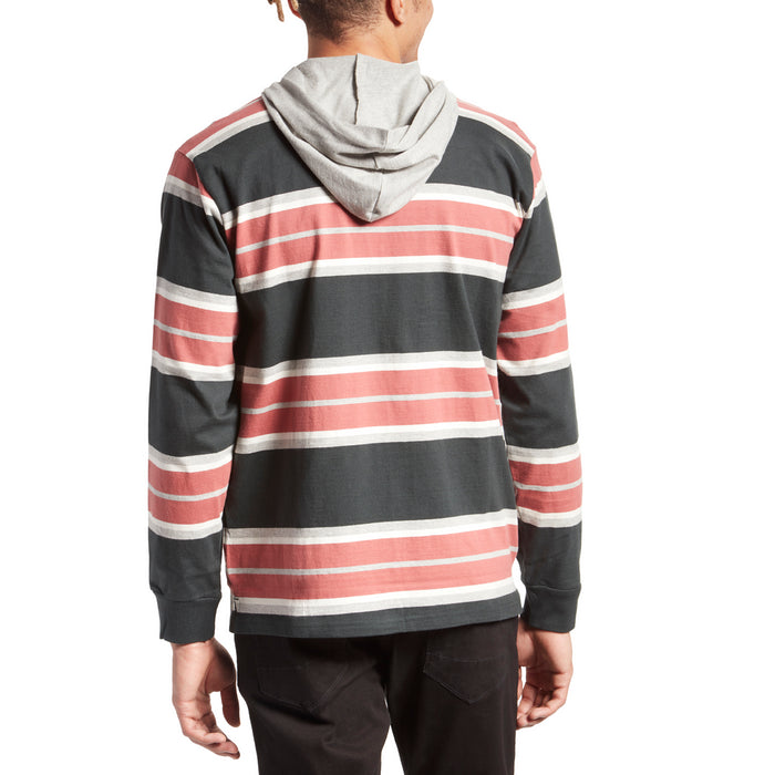 Dark Seas McKinley Hooded Long-Sleeve T-Shirt Black