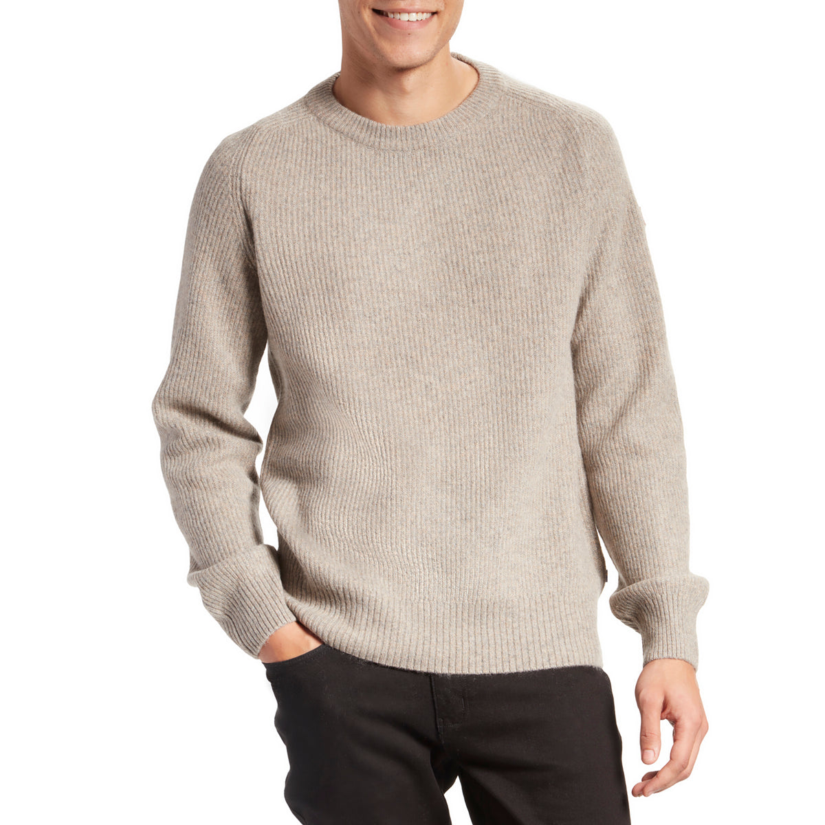 Fjallraven Greenland Re-Wool Crewneck Sweater Driftwood