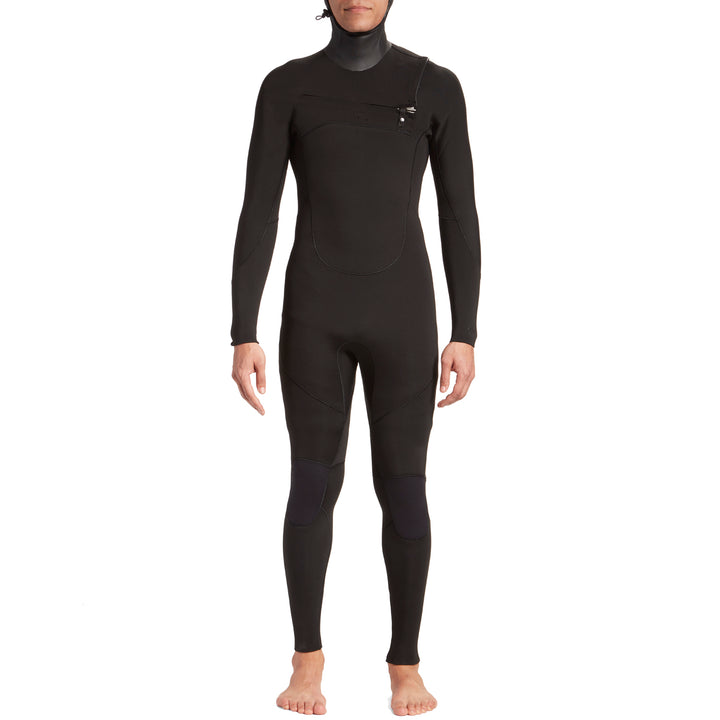 Imperial Motion 5/4/3 Lux Deluxe Hooded Chest Zip Wetsuit Black