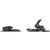 Tyrolia SLR 7.5 AC Ski Bindings - Kids' 2019 Solid Black/White