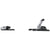 Tyrolia SX 7.5 AC Ski Bindings - Kids' 2019 Solid White/Black