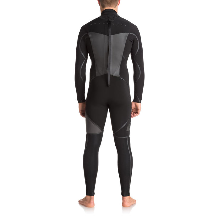 Quiksilver 3/2 Syncro+ Back Zip Wetsuit Black/ Black/ Jet Black