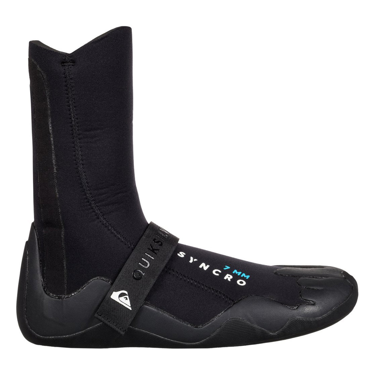 Quiksilver 7mm Syncro Round Toe Wetsuit Boots Black