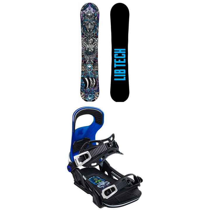 Lib Tech Terrain Wrecker Wide C2X Snowboard + Bent Metal Logic Snowboard Bindings 2020
