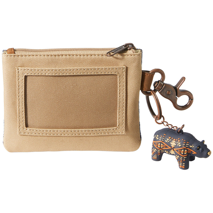Pendleton ID Pouch With Bear Keychain - Women's Crescent Bay/Indigo