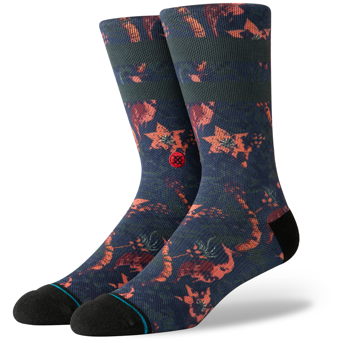 Stance Snake Skin Crew Socks Multi
