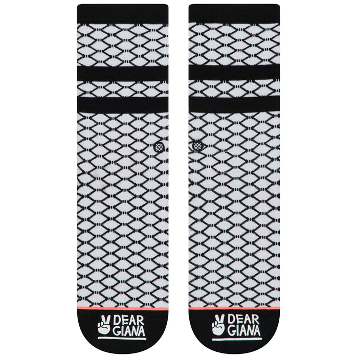 Stance Fish Nets Socks - Women's White