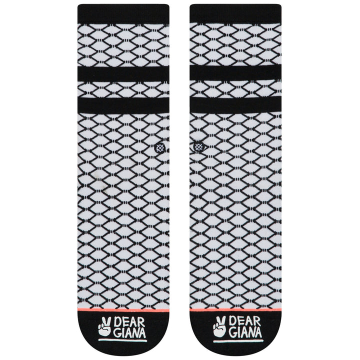 Stance Fish Nets Socks - Women's White
