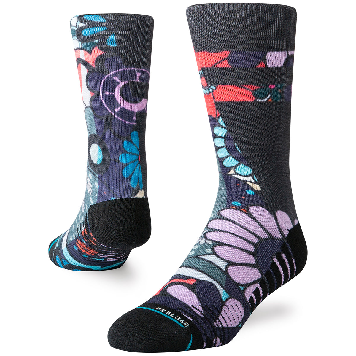 Stance Angled Crew Training Socks Multi