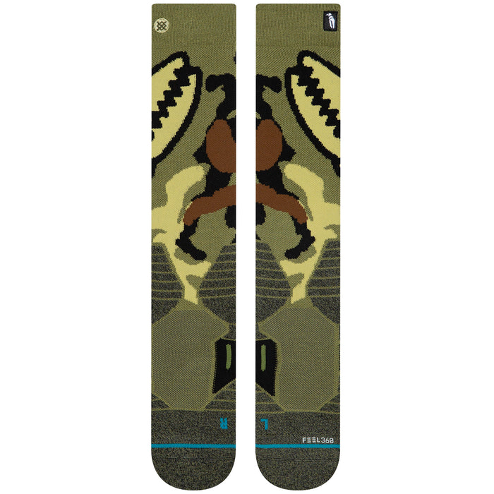 Stance Camo Grab Snow Socks Green
