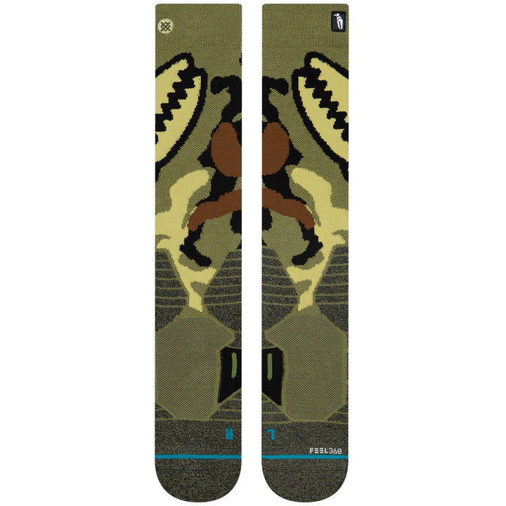 Stance Camo Grab Snow Socks Green