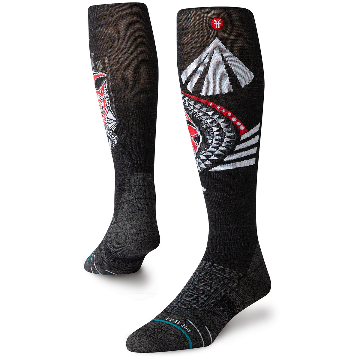 Stance Faction Spirit Ski Socks Black