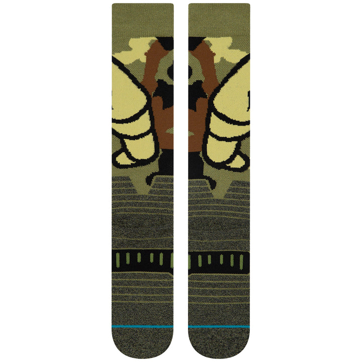 Stance Camo Grab Snow Socks Green
