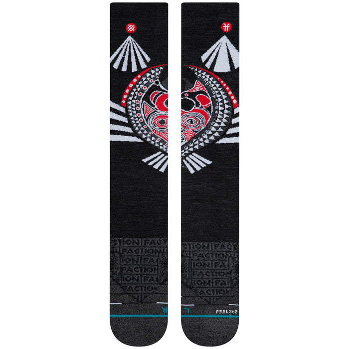 Stance Faction Spirit Ski Socks Black