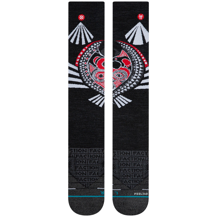 Stance Faction Spirit Ski Socks Black