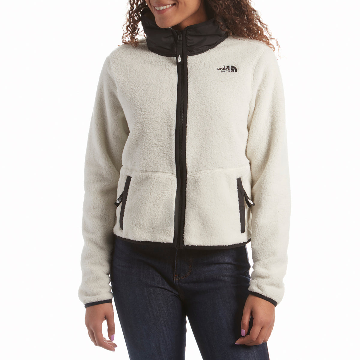 The North Face Dunraven Sherpa Crop Jacket - Women's Vintage White