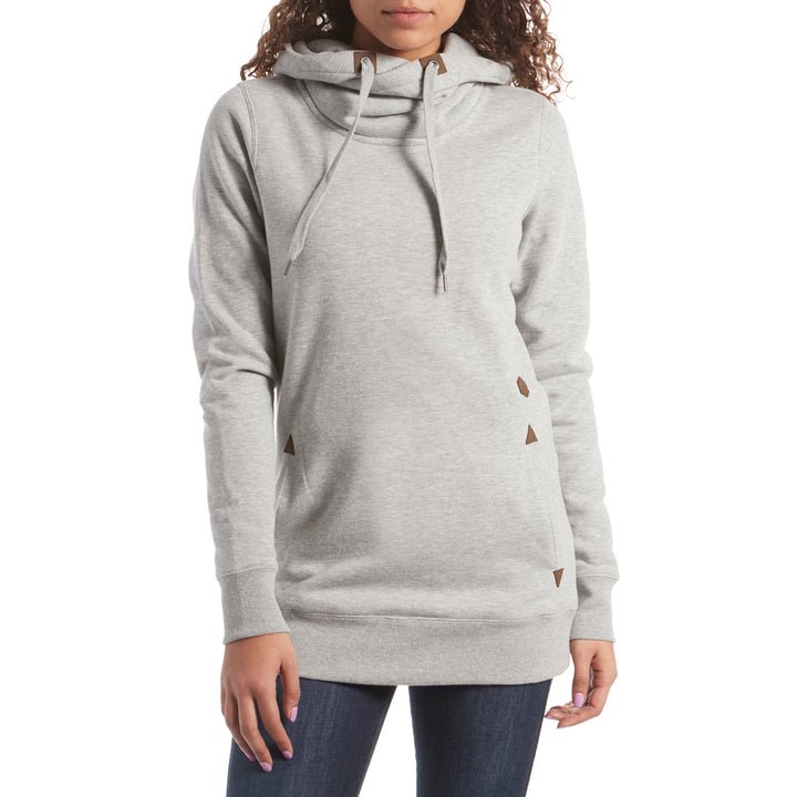 Volcom Tower Pullover Hoodie - Women's Heather Grey