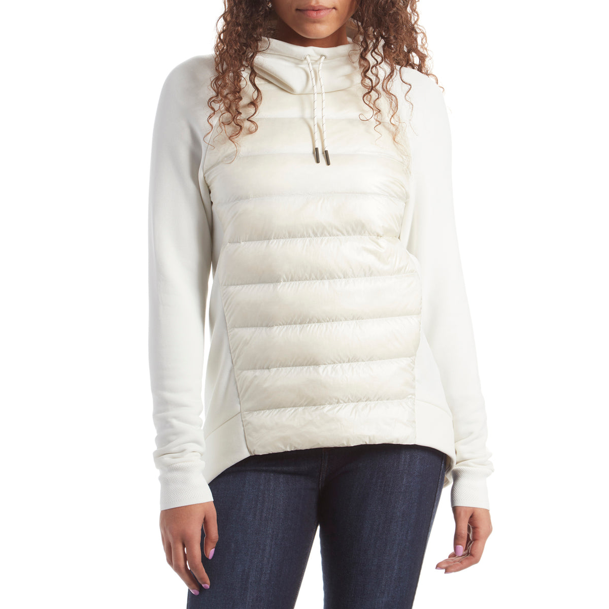 Holden Down Hybrid Pullover - Women's Pearl