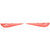 Inland Surfer Side Bite 1" Skim Fins Red