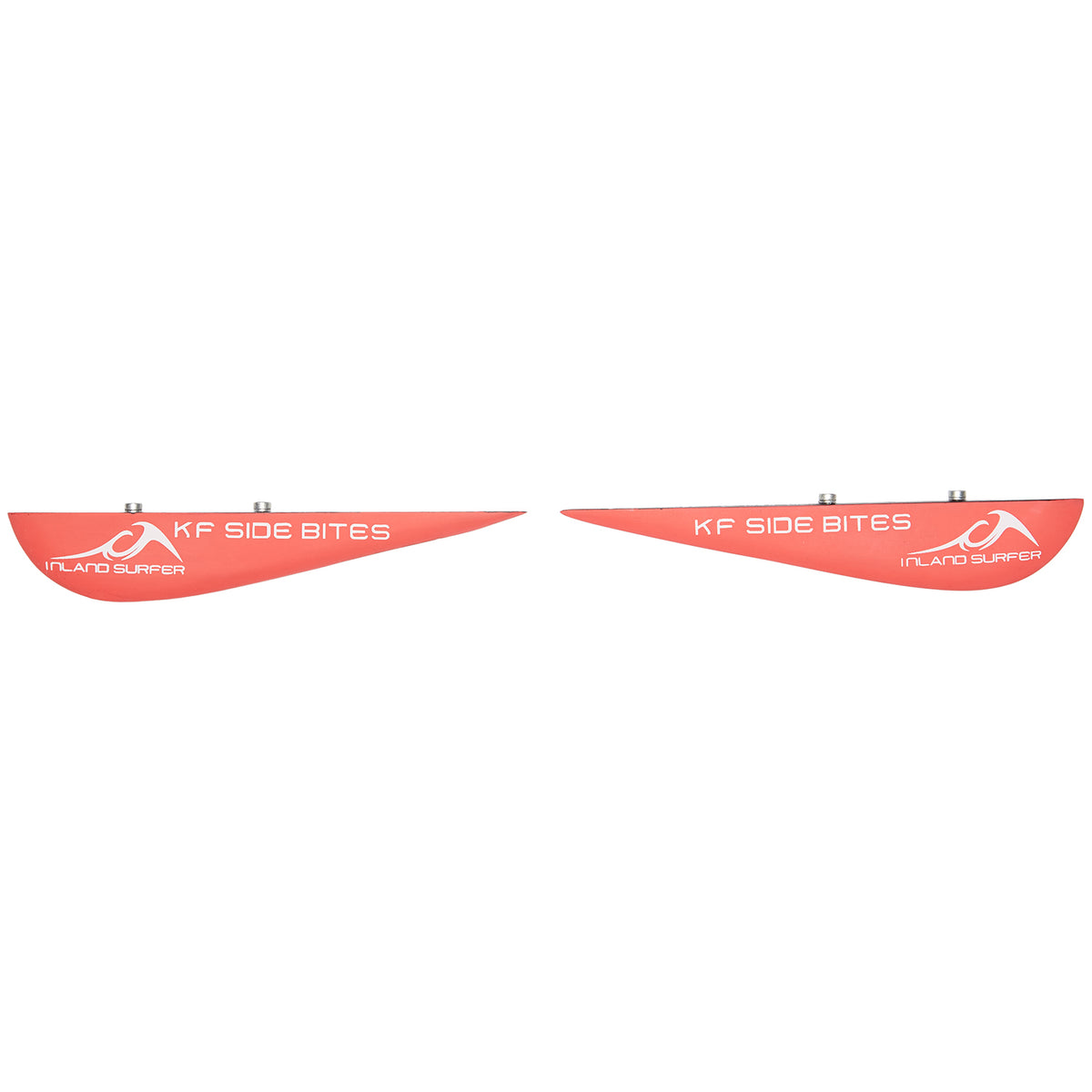Inland Surfer Side Bite 1" Skim Fins Red