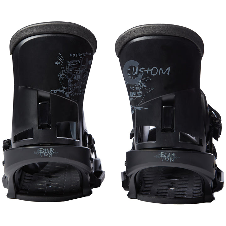 Burton Custom EST Snowboard Bindings 2019 Black Matte