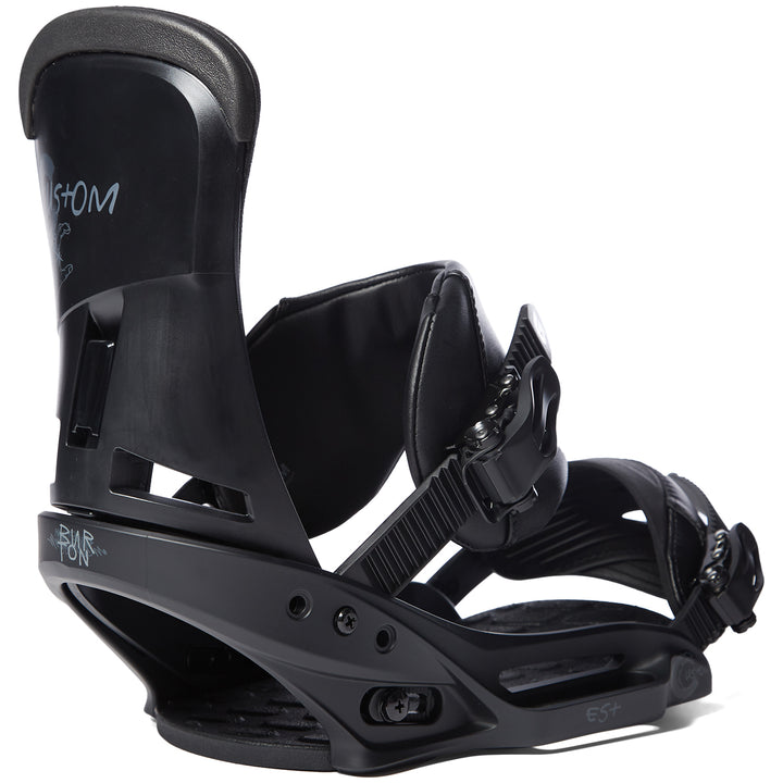 Burton Custom EST Snowboard Bindings 2019 Black Matte