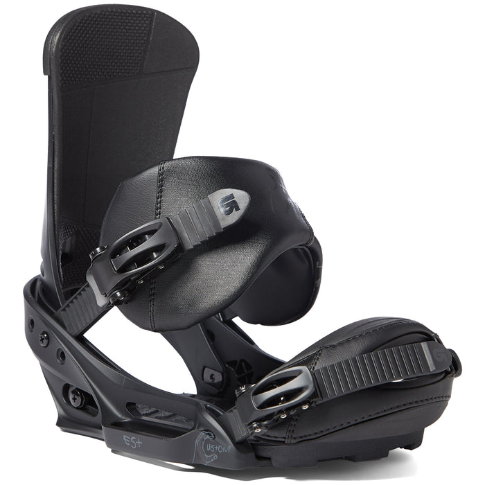 Burton Custom EST Snowboard Bindings 2019 Black Matte