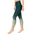 Beyond Yoga Alloy Ombre High-Waisted Midi Leggings - Women's Hunter Green Antique Gold Speckle