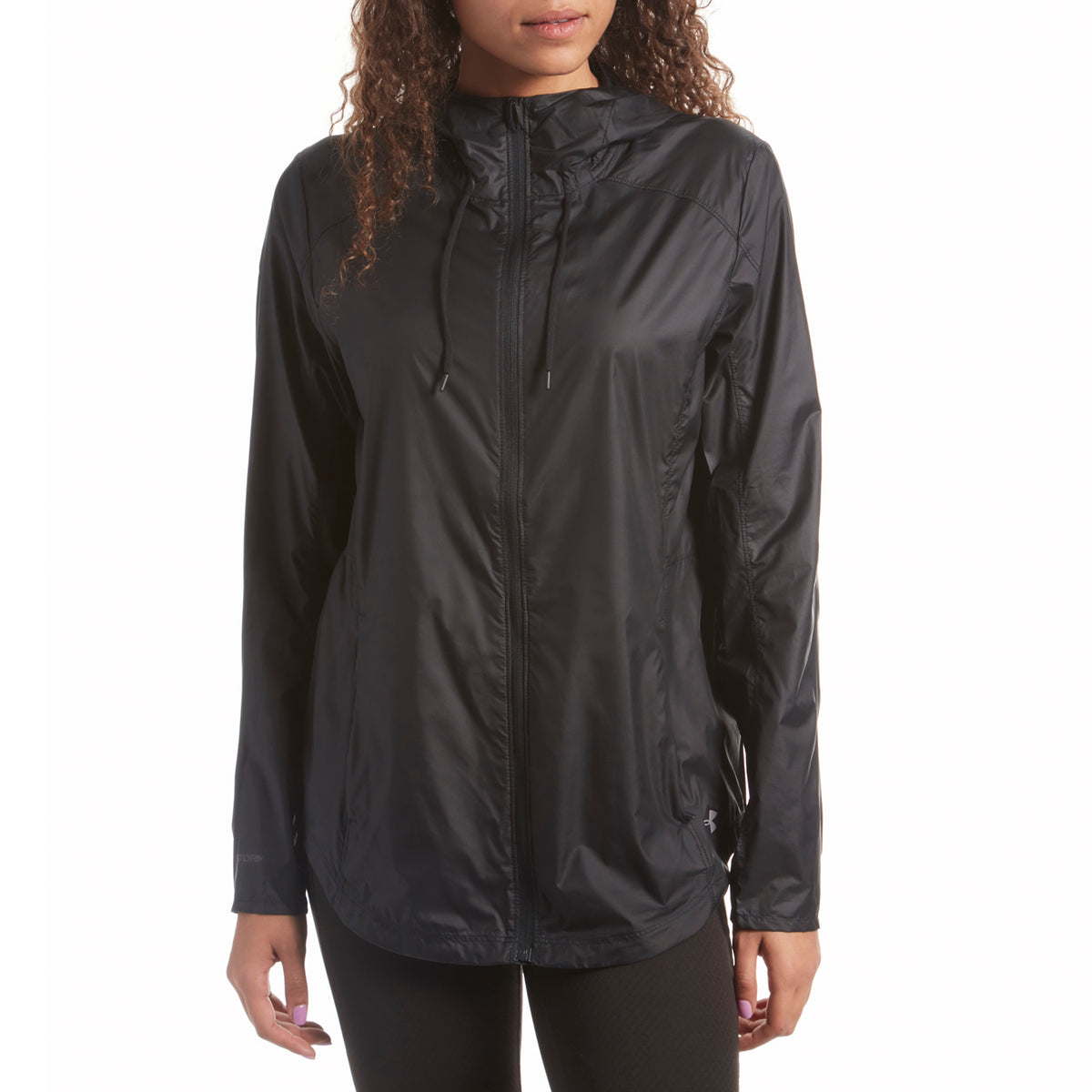 Under Armour Prevail Windbreaker - Women's Black/Black/Tetra Gray