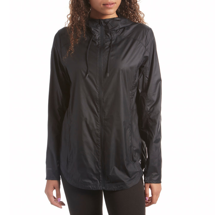 Under Armour Prevail Windbreaker - Women's Black/Black/Tetra Gray