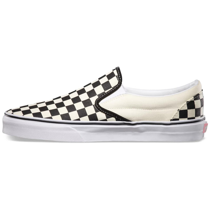 Vans Classic Slip-On Shoes - Women's Black/White Checkerboard/White